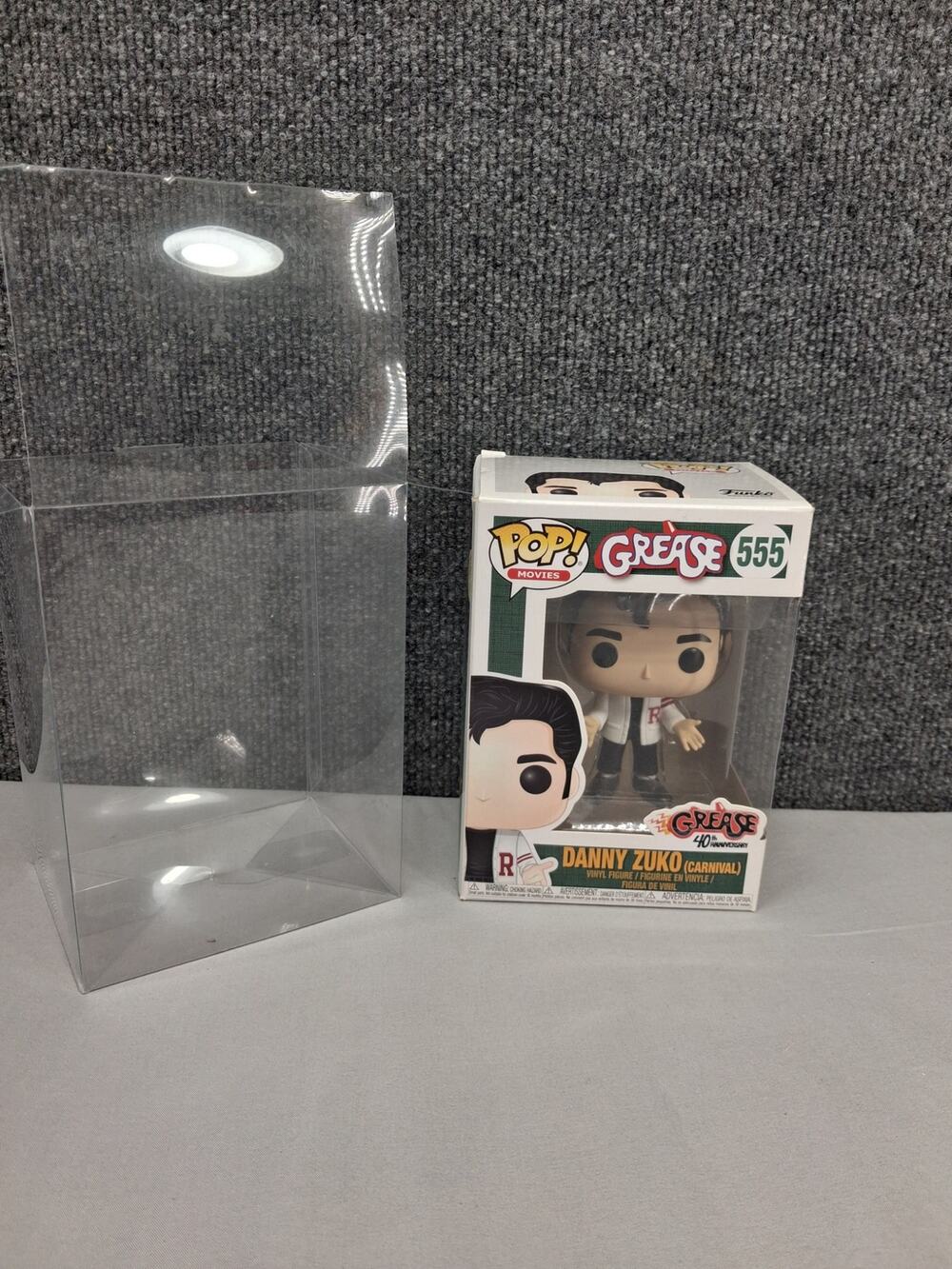 Funko Pop 555 Danny Zuko 40th Anniversary Carnival Sweater